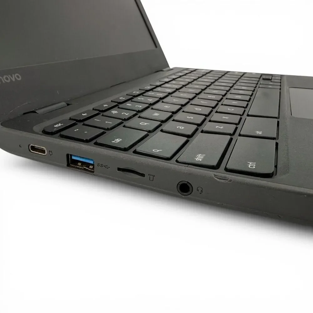 Lenovo Chromebook 100e 1st Gen WIFI 4GB RAM 16GB HD Black [81ER000GUS]